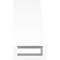 Ekena Millwork 3-in. W x 6-in. D x 6-in. H Westlake Architectural Grade PVC Knee Brace BRCP03X06X06WTL - alternate 4